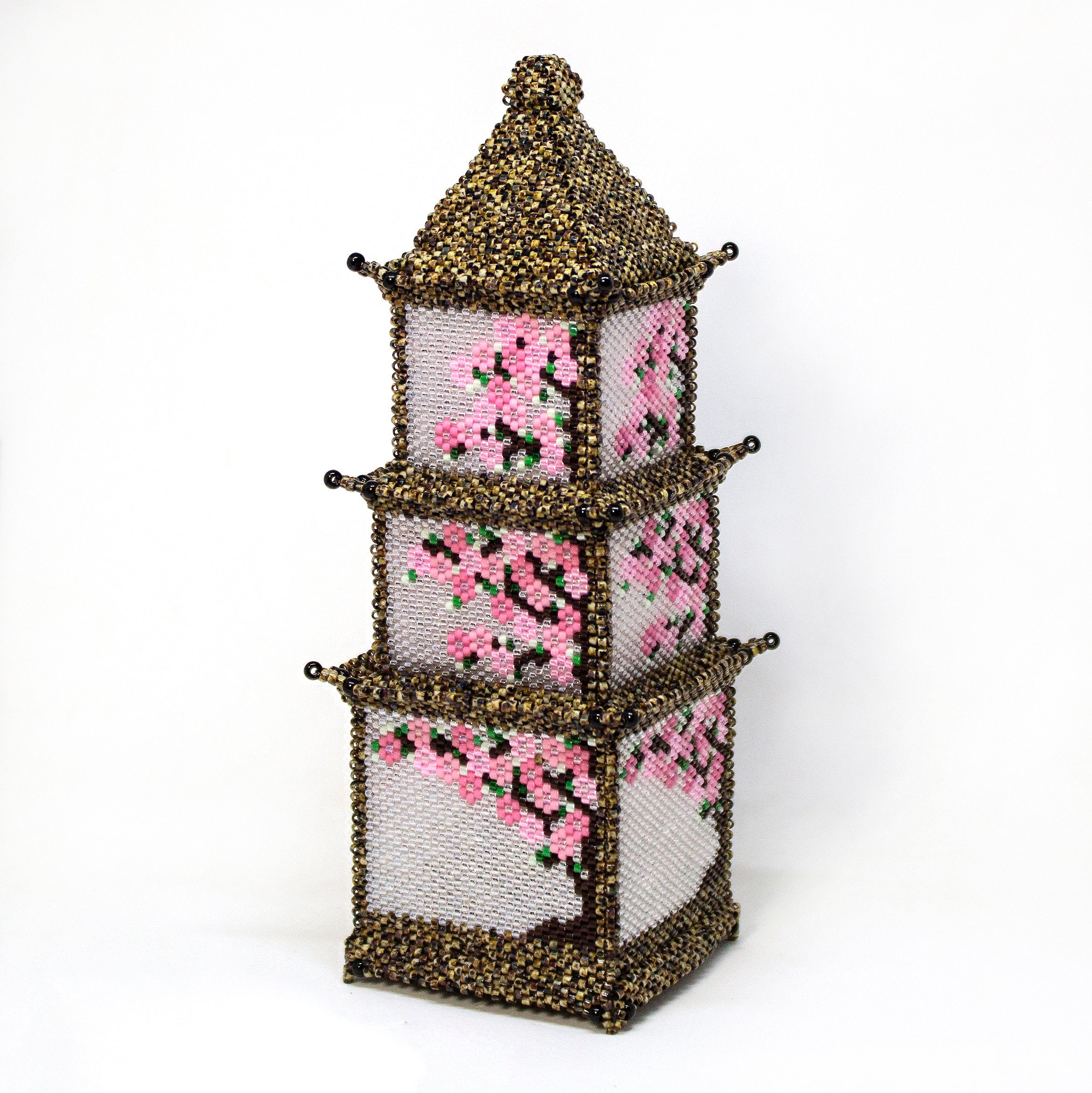 Newest Pagoda Beaded box