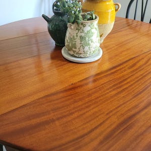 Esstisch aus Sapeleholz