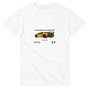 Lamborghini Aventador SVJ T-Shirt – Heavyweight Cotton, Durable Everyday Wear, Classic Fit