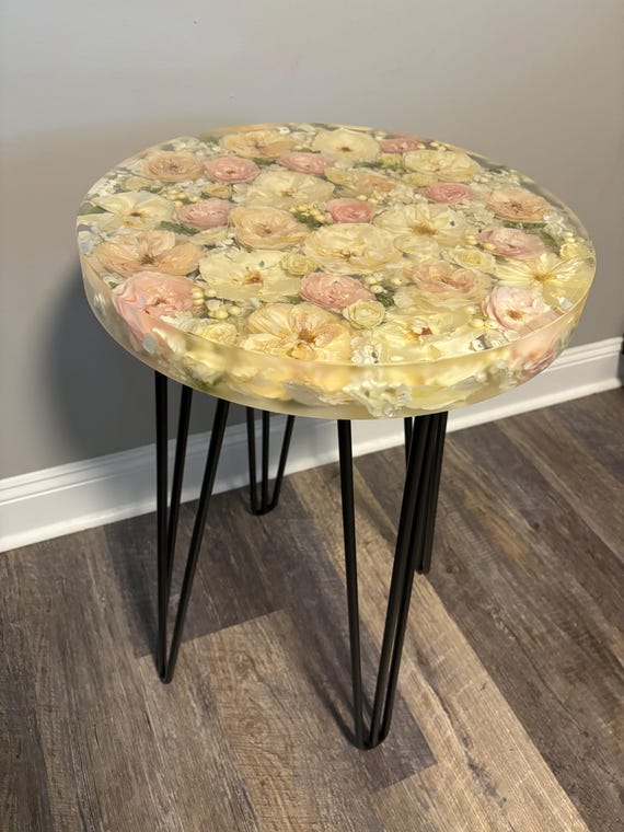 Custom Floral Table Sympathy, Memorial Flower Preservation (DEPOSIT)