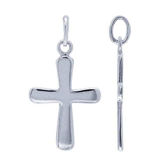 Sterling Silver Cross Charm: Bridal Bouquet Keepsake Jewelry