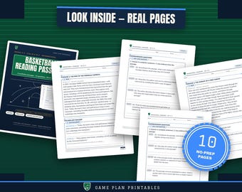 4–5 Grade Basketball Informational Reading ELA | Nonfiction Passages