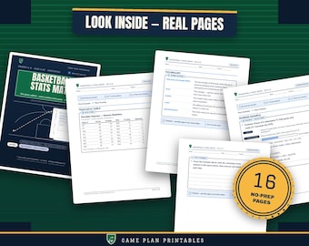 Grade 6–8 Basketball Statistics Modified Math Resource | ASD-Accommodated Data Analysis