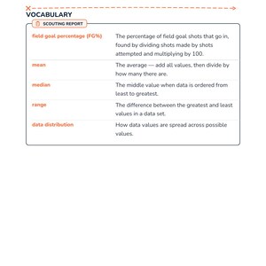 Grade 6–8 Basketball Statistics ADHD-Friendly Math Worksheets | Data Analysis image 5