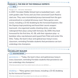 4–5 Grade Basketball Informational Reading ELA | Nonfiction Passages image 4