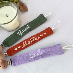 Custom Schnullerclips - Personalisierte Baby Schnullerclips mit Silikon | Sicherer Karabinerhaken, einzigartiges Babypartygeschenk für Neugeborene und Kleinkinder