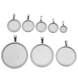 10 mm Andenken Brustmilch Harz runde Lünette Anhänger Blank Einstellungen, solide Rückseite solide 925 Sterling Silber Rose vergoldet Charme