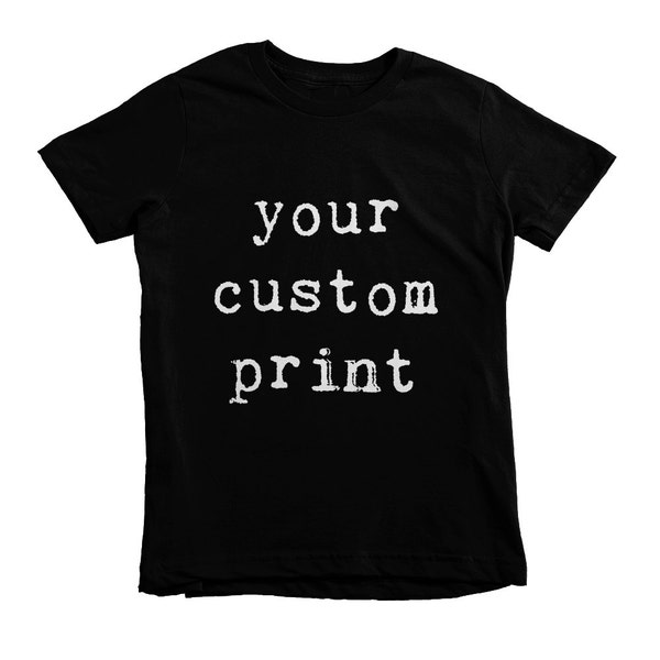 Custom Kids Shirts, Personalized Kids Tshirt, Custom Toddler Shirt, Custom T-shirts, Custom Portrait, Personalised Kids Tee, Children Top