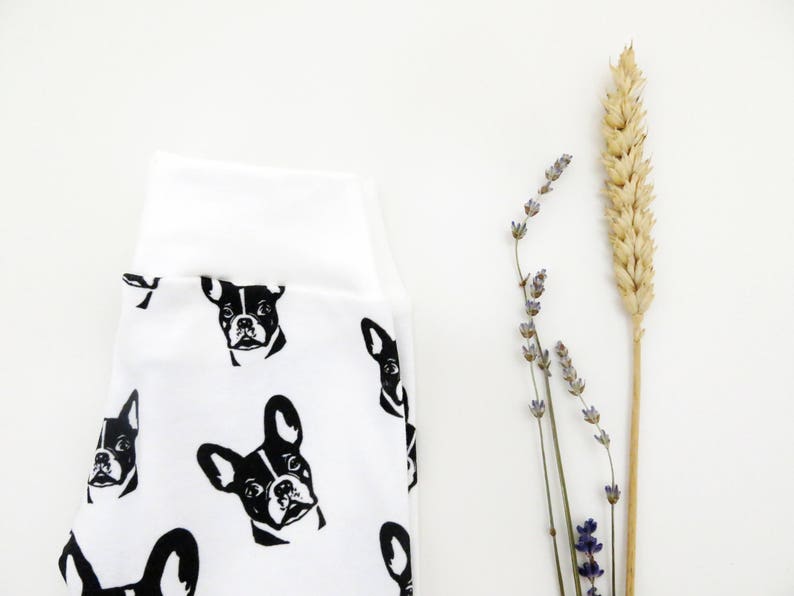 French Bulldog Baby Trousers New Baby Gift Baby Shower Gift Organic Baby Girl Leggings Cotton Baby Boy Leggings Frenchie Baby Pants