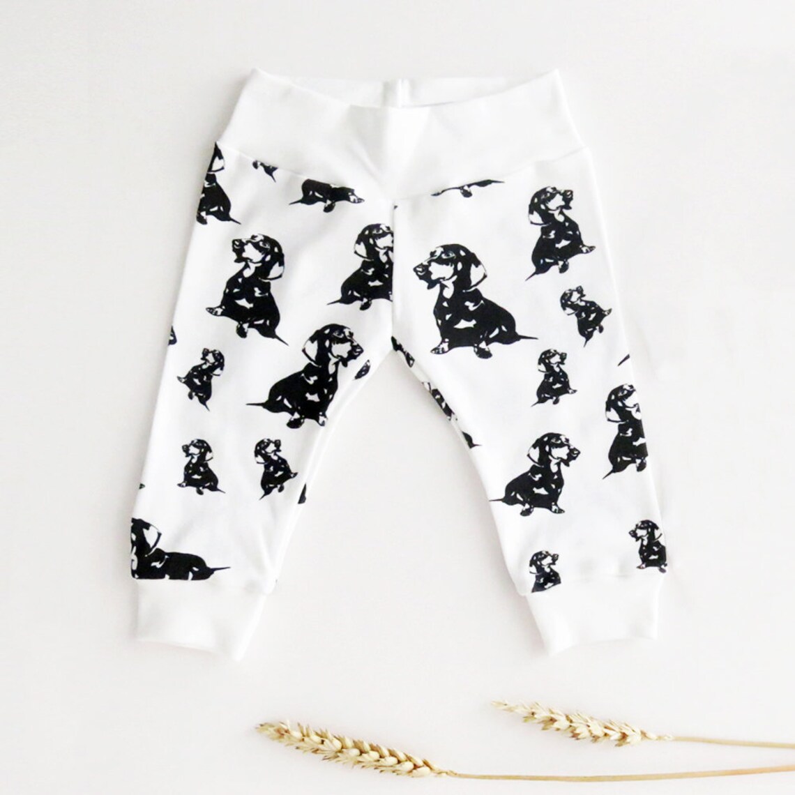 Dachshund Baby Clothes Organic Baby Leggings Gender Neutral Etsy