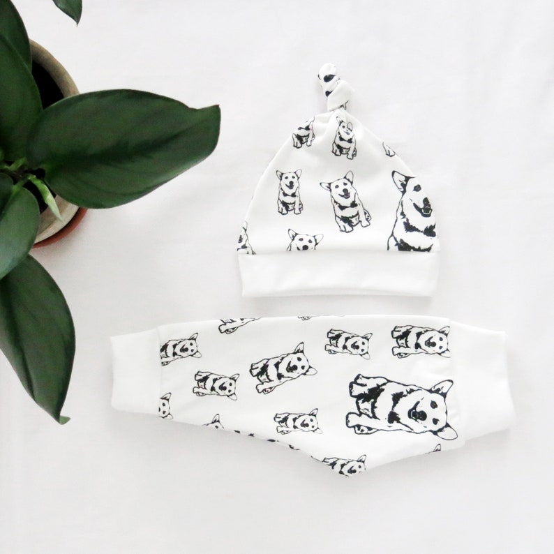 Print Baby Swaddle Blanket Organic Cotton Dog Themed Etsy