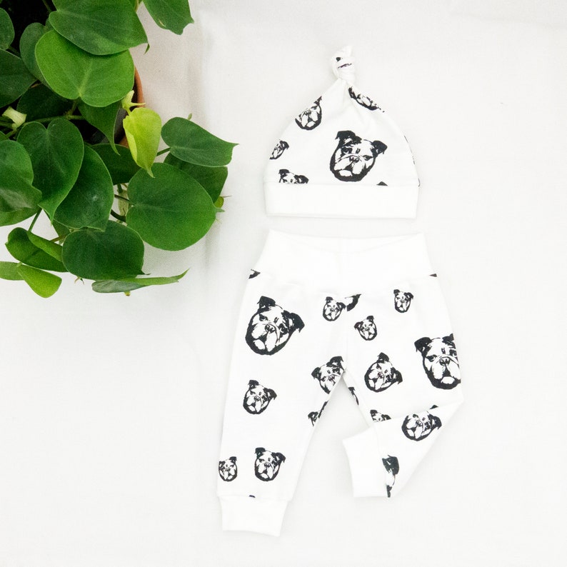 Bulldog Organic Cotton Baby Swaddle Blanket Newborn Swaddle Etsy