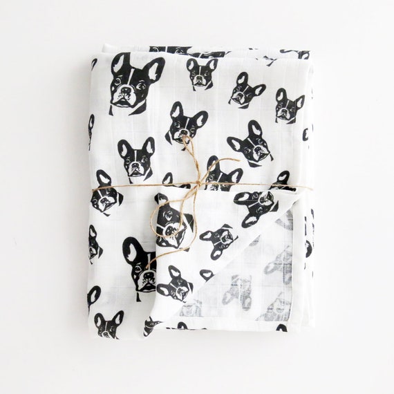 french bulldog swaddle