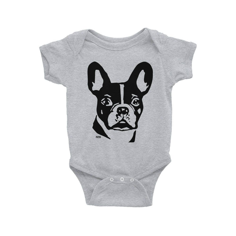 French Bulldog Baby Clothes French Bulldog Baby One Piece Etsy