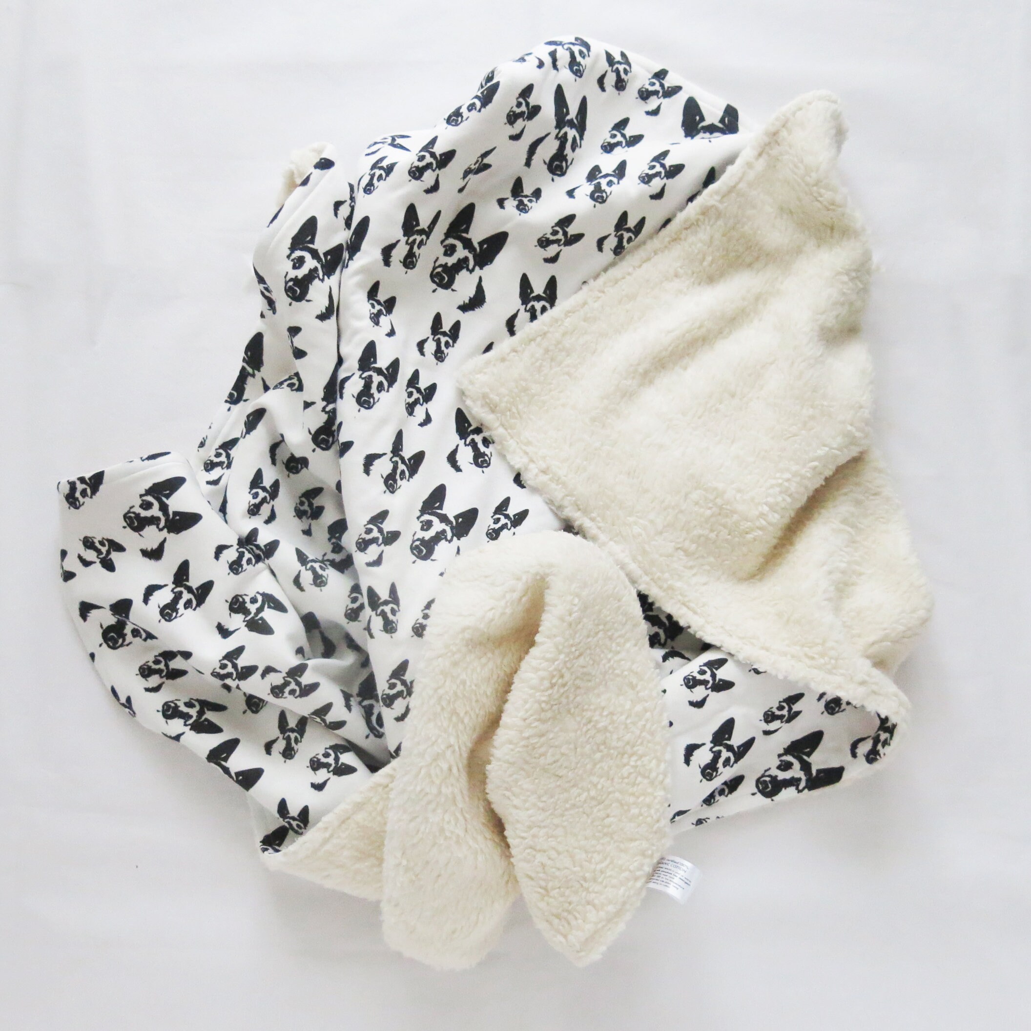 Fluffy baby blanket with Australian print perfect baby shower gift Baby