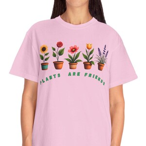 Plants Are Friends T-Shirt: Eco-Friendly Cotton Tee - Nature Lover Gift