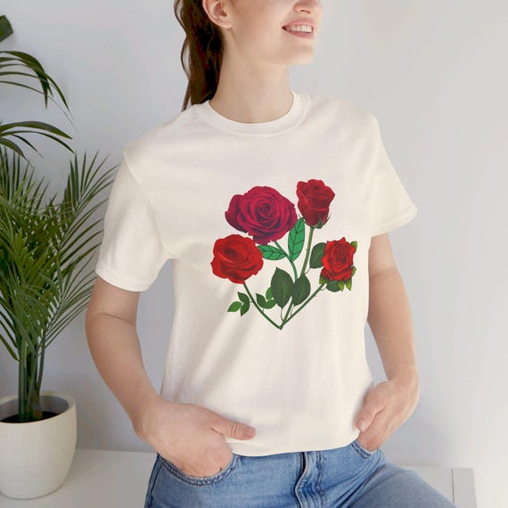 ◇OHESHIO◇ flower Standard tshirt red flower standard t-shirt (red) | ファッション通販サイト NUGU
