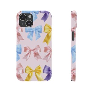 Coquette Bows iPhone Case: Girly Protective Smartphone Shell