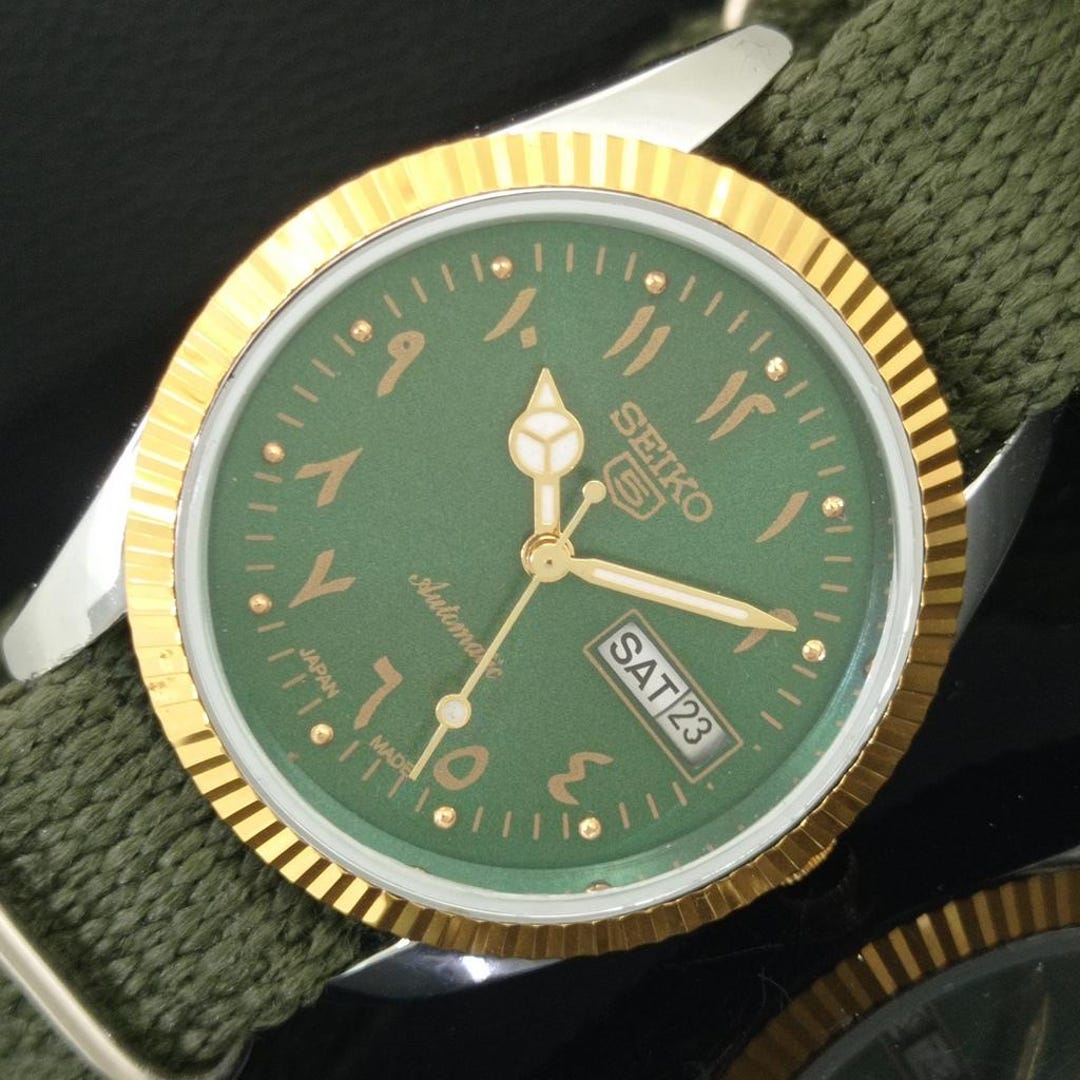 Vintage Refurbished Seiko 5 President Automatic Japan Mens Day