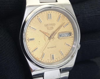Seiko 5 Automatic 17 Jewels Tail Green Dial(changed) Japan Men's