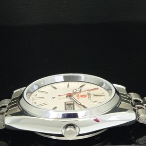 Vintage Refurbished Seiko Expo 70 Automatic 6309a Japan Mens Day/Date Silver Color Dial Transparent Back Wrist Watch b282-c image 6