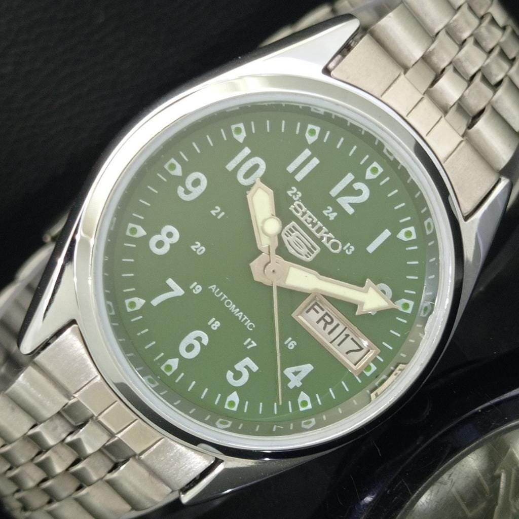 Vintage Refurbished Seiko 5 Automatic 6309a Japan Mens Day/date