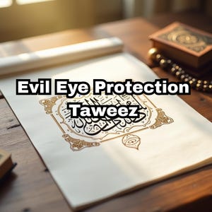 Evil Eye Protection Taweez: Islamic Ruqyah Amulet for Spiritual Safety (PDF Download)