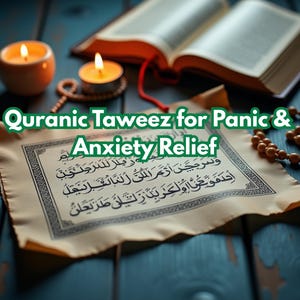 Panic Attack Relief Taweez – Islamic Ruqyah PDF for Anxiety, Fear & Waswasah – Quranic Healing Amulet – Instant Digital Download