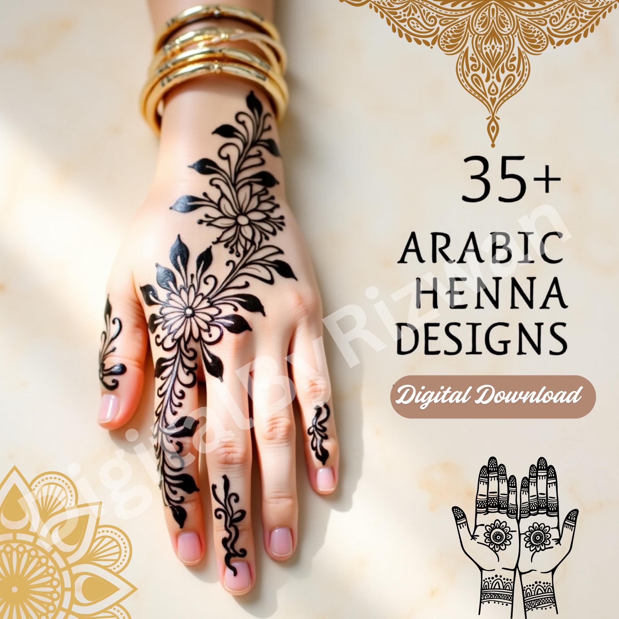 Henna Hand Bracelet