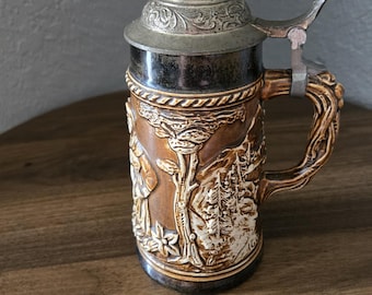 ドイツ製GERZIT蓋付きビールジョッキ。Gerz Germany - Etsy 日本