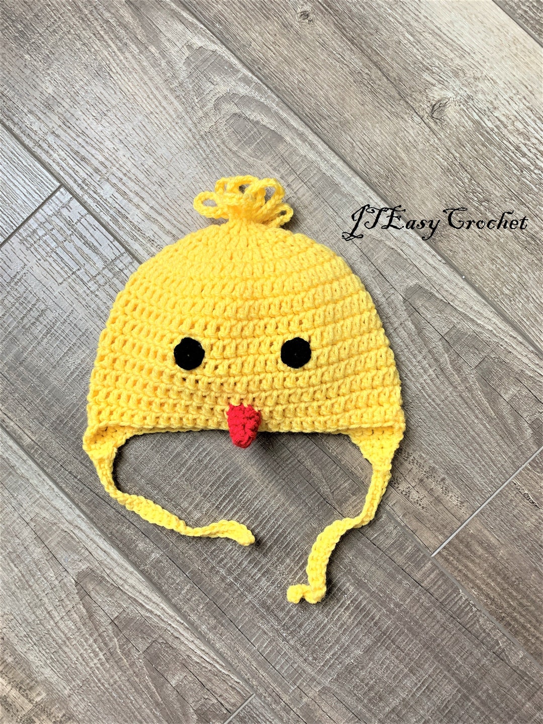 Crochet Chicken Hat Pattern Easter Chick Baby Hat Newborn Etsy