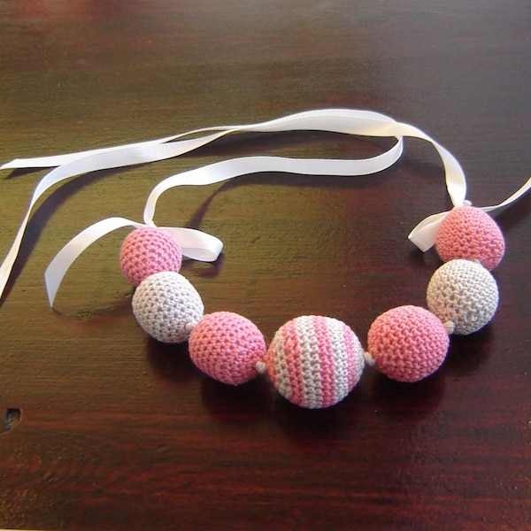 PDF Instant Download Crochet Pattern No 330 Crochet Beads necklace