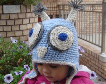 PDF Instant Download Crochet Pattern No 044 Owl Hat All sizes Infant Baby Toddler Child Adult