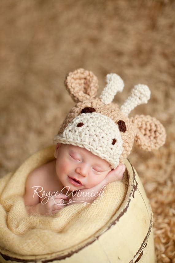 Giraffe baby sale hat