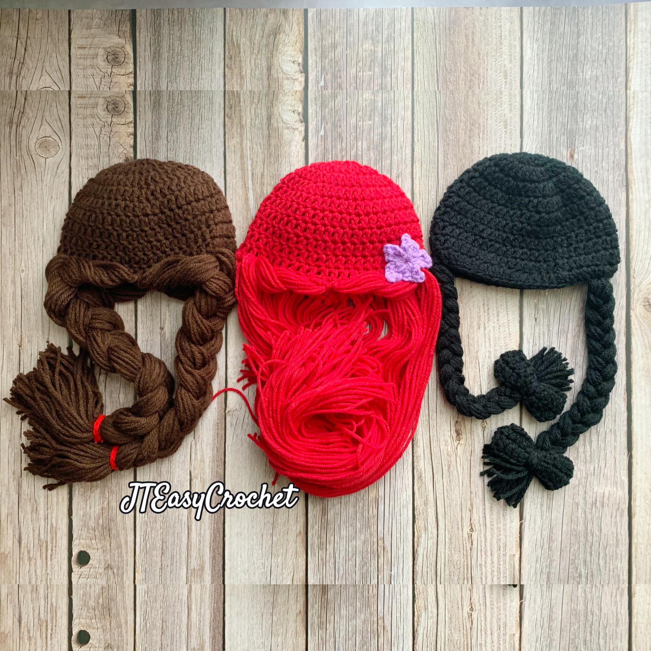 Crochet Wig Hat, Princess Wig Pattern PDF Instant Download, Wig