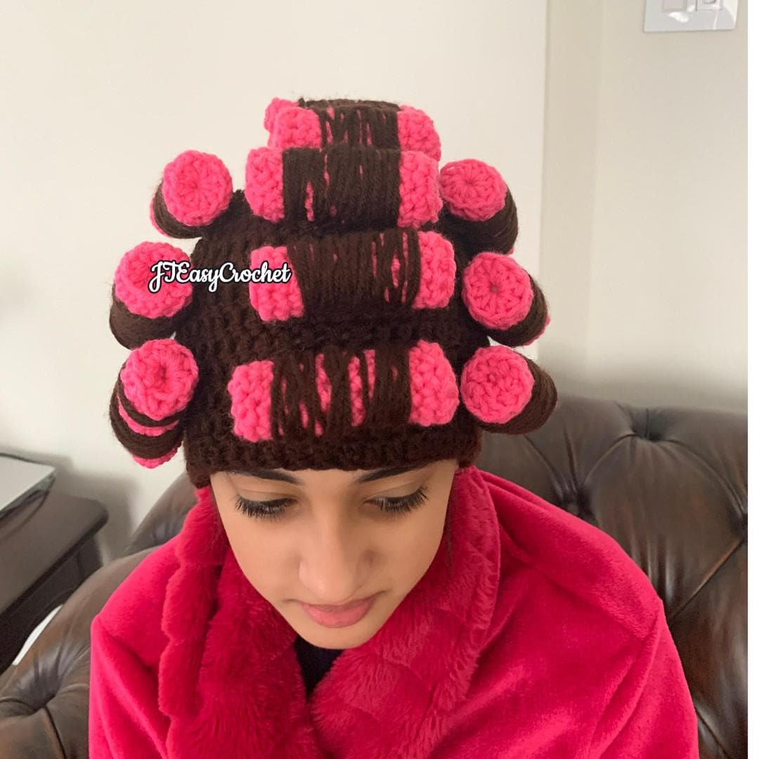 Patch / Accessoire Cheveux Crochet "Carotte Top" - Tresses Et Chou - Pour Chapeau Ou Perruque Enfant/adulte