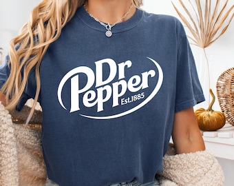 Vintage Dr Pepper Shirt, Retro Soda Fan Gift, Comfort Colors 1717 Graphic Tee, Soft Drink Aesthetic Apparel