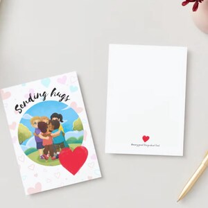 Cartes pour enfants Sending Hugs - Lot de 6