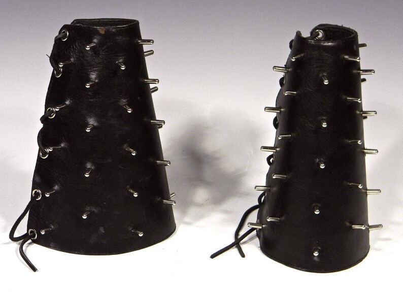 Arm Gauntlets Studded Belt Custom Leather Leather Accessories Gay Interest Cos Play Leather Fetish Costume Studded Leather