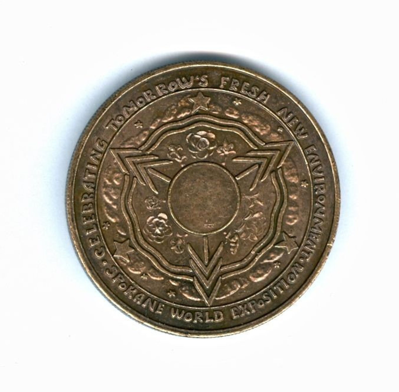 BRONZE SOUVENIR TOKEN EXPO 74 WORLD'S FAIR SPOKANE Etsy