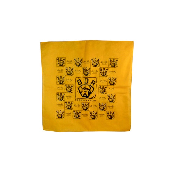 Bad Dog Vineyards Bandana, Dog Neckwear, Mastiff Motif Dog Collectibles, Cotton  Neckerchief