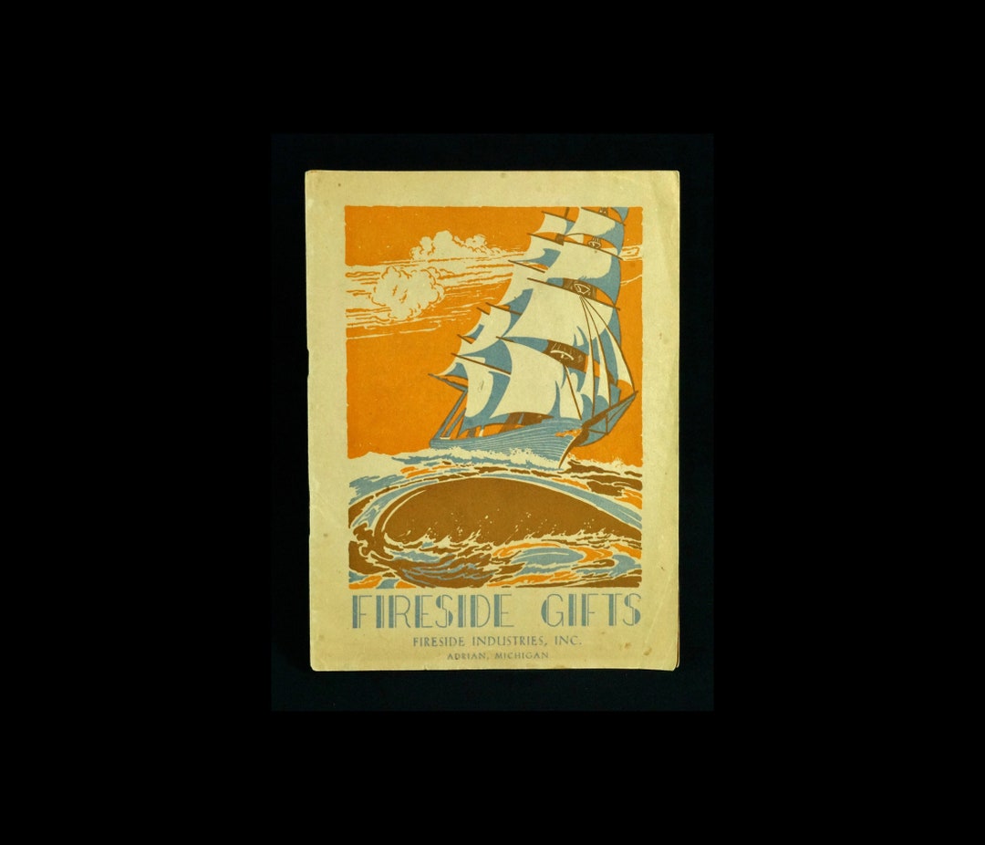 1933 DECO GIFT CATALOG Trade Catalog Art and Crafts Home Decor Painted