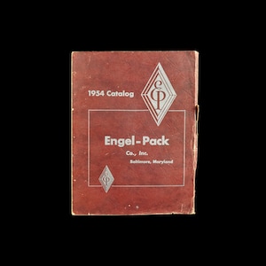 1954 WHOLESALE CATALOG - Engel-Pack Catalog - Vintage Catalogs - Catalog - Baltimore Wholesaler - Engel and Co - Horace Pack & Co - Jewelry