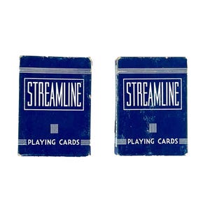 Streamline Cards - Arrco Playing Cards - Deck of Cards - Standard Card Deck - Vintage Card Deck - French Suit - Playing Cards - Card Games