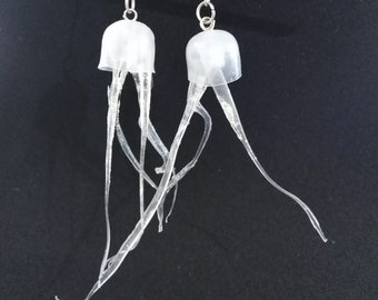 Box jellyfish earrings