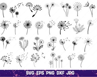 Dandelion Svg Bundle, Dandelion Svg, Dandelion Png, Blow Me Svg, Just Breathe Svg, Dandelion Blowing Svg, Kindness Svg, Dandelion Cut File