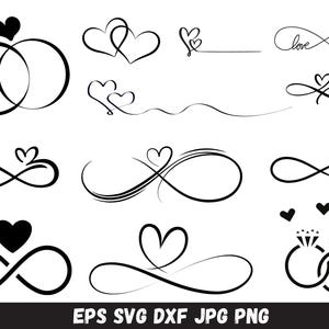 Infinity Symbol SVG, Infinity PNG Bundle, Infinity Clipart, Infinity SVG Cut Files for Cricut, Infinity Silhouette, Infinity Heart Png,Svg