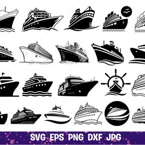 Cruise Ship SVG, Cruise Svg, Cruise Vacation svg, Ship Svg, Yacht Svg, Boat svg, Cruise Cricut, Cruise Silhouette, Cruise Ship Clipart, Png