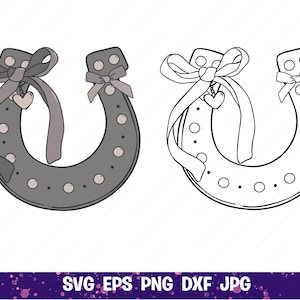 Horseshoe SVG Files | Horse Shoe Cut Files | Horseshoe Vector Files | Horse Shoe Vector | Horseshoe Clip Art | CnC Files | St Patrick's Day