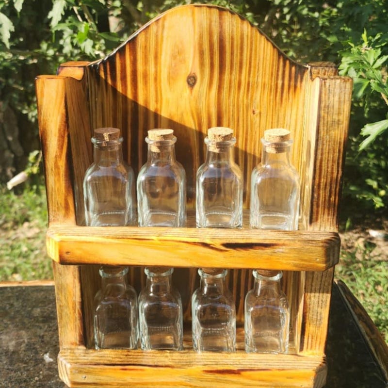 Rustic Spice Rack - Etsy